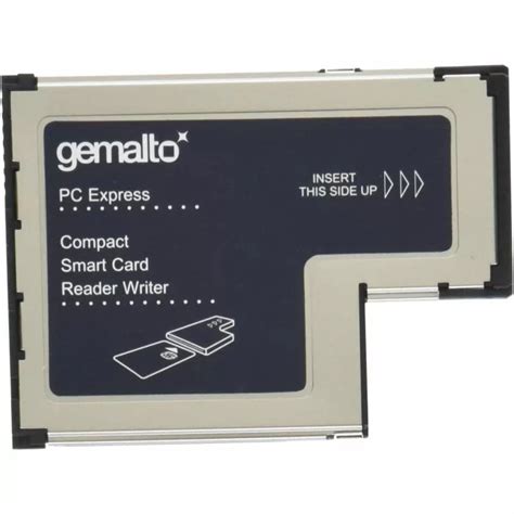 pc express compact smart card reader writer|Gemalto PC Express Smart Card Reader/Writer .